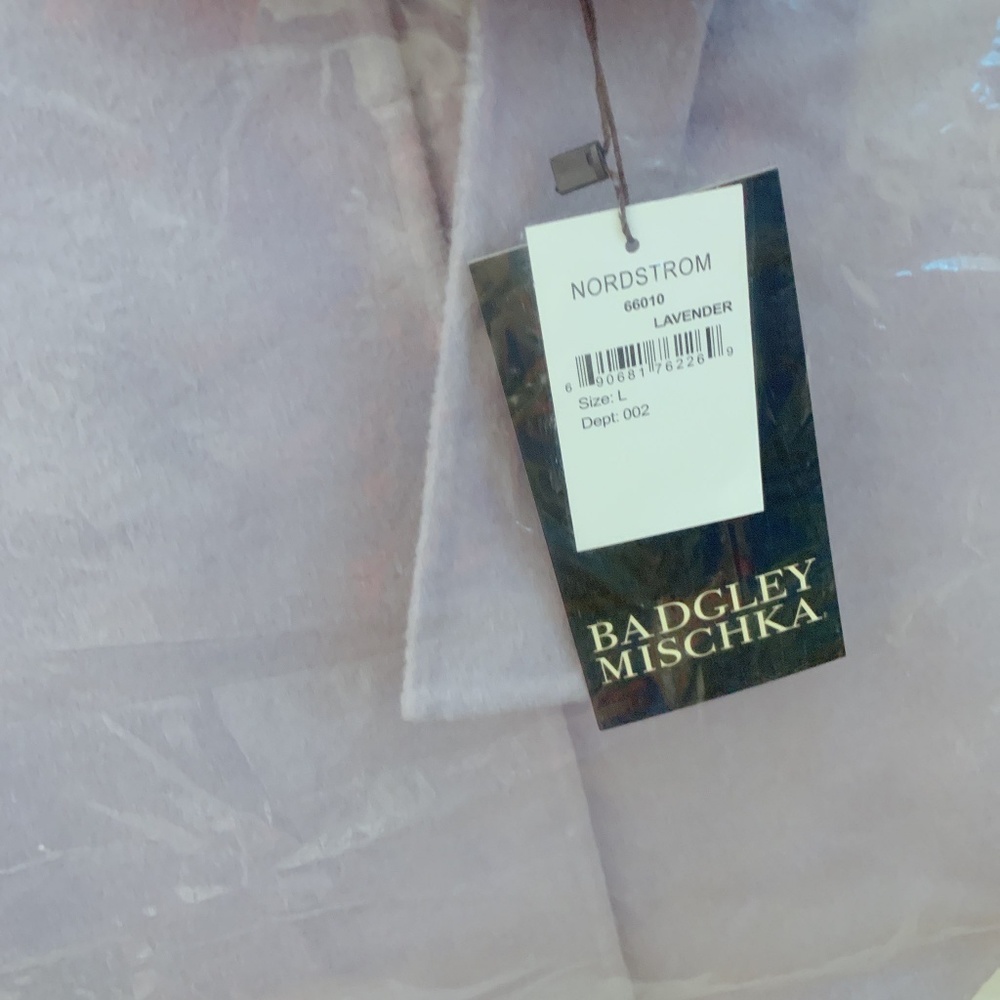 Badgley Mischka Double Face Wool Wrap Coat - Picture 8 of 8